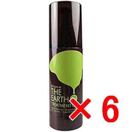 送料無料 フィヨーレ FIOLE ／ ジ アース トリートメントオイル レベル2 100ml 6個 〈洗い流さないヘアトリートメント〉
