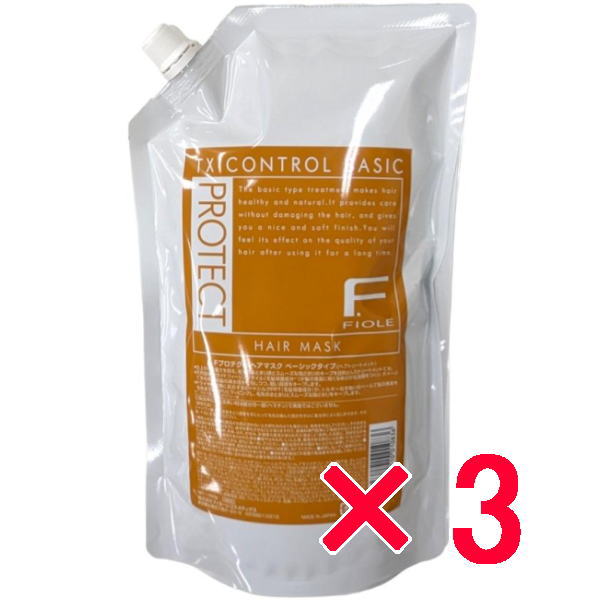 フィヨーレ FIOLE Fプロテクト ベーシックマスク 1000ml  リフィル【3個】