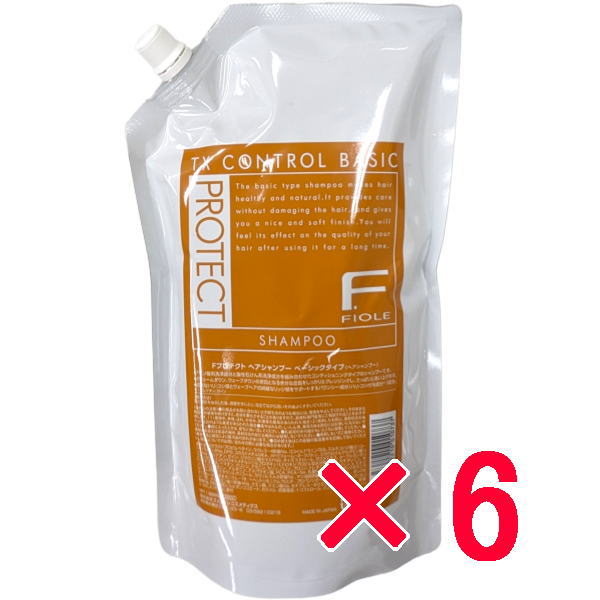 フィヨーレ FIOLE Fプロテクト ベーシック シャンプー 1000ml  リフィル【6個】の通販は 8,892円