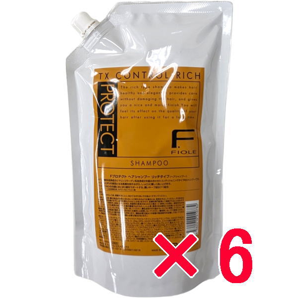 フィヨーレ FIOLE Fプロテクト リッチ シャンプー1000ml  リフィル【6個】の通販は