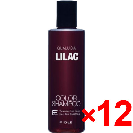 送料無料 フィヨーレ FIOLE ／ クオルシア カラーシャンプー ライラック 250ml 12個 染毛料