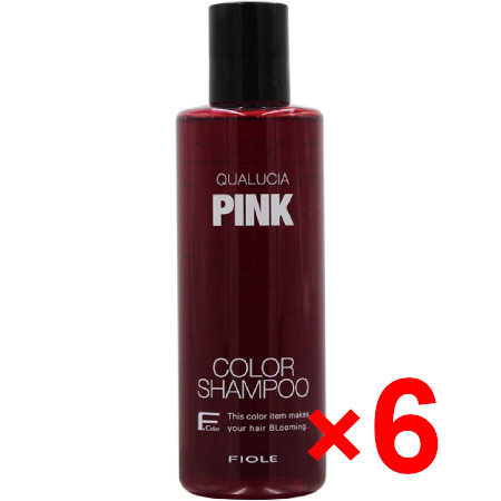 フィヨーレ FIOLE ／ クオルシア カラーシャンプー ピンク  250ml   6個セット 染毛料