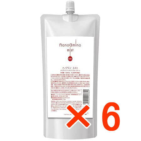 送料無料 ニューウェイジャパン ／ ナノアミノ ミスト 500ml リフィル 6個