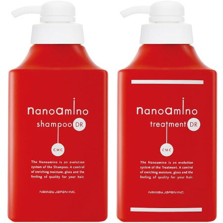 送料無料 ニューウェイジャパン ／ ナノアミノ シャンプー DR 1000ml ＆ トリートメント DR 1000g セット