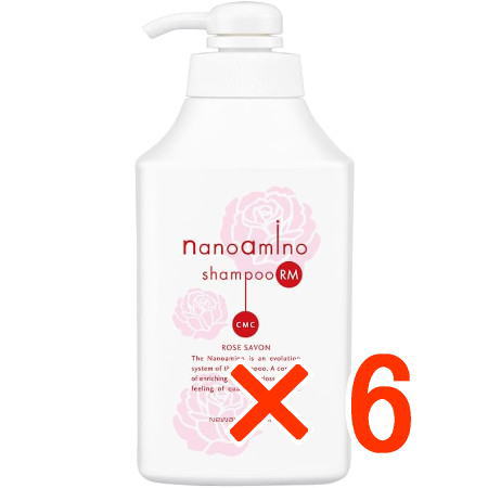 送料無料 ニューウェイジャパン ／ ナノアミノ シャンプー RM RO 1000ml 6個