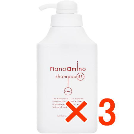 送料無料 ニューウェイジャパン ／ ナノアミノ シャンプー RS 1000ml 3個