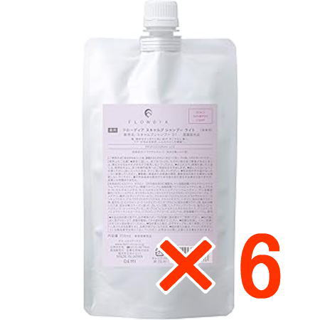 送料無料 デミコスメティクス ／ フローディア スキャルプケア スキャルプシャンプー ライト 350ml 詰替 6個 ／ D1