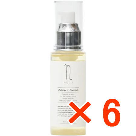 送料無料 nicori ニコリ メランジュ×プレミアムフロー 80ml 6個