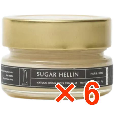 送料無料 nicori ニコリ シュガーヘリン 70g 6個