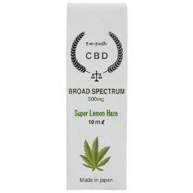 送料無料 コラボプロ／エンパスシリーズ ／Em-path CBDオイル+テルペン / Super Lemon Haze 10ml CBD500mg（5%） MCTオイルの通販は