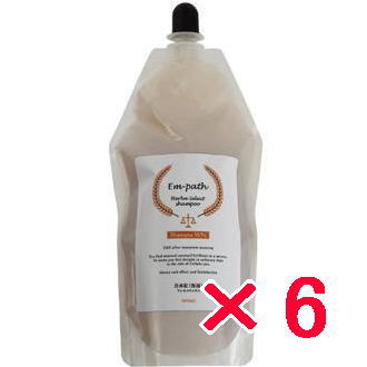 送料無料 コラボプロ／ Em-path Herba シャンプー WN 480ml 詰替え 6個 　Em-path Herba Select Shampoo WN　軽い仕上がりなのに