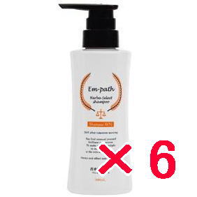 送料無料 コラボプロ／ Em-path Herba シャンプー WN ポンプ 300ml 6個セット 　Em-path Herba Select Shampoo WN　軽