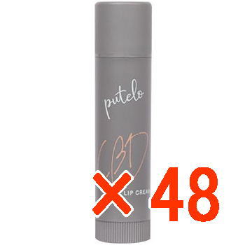 【正規品販売商品】プテロ putelo ／ CBDリップクリーム 4g【48個セット】／ スキンケア ／ 唇のターンオーバーを促し、メイクを落としてもぷるんとした魅