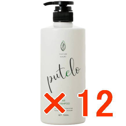 【正規品販売商品】プテロ putelo ／ プテロ AR シャンプー 700mL【12個セット】／ スカルプシャンプー ／ 新鮮な植物エキスをたっぷり配合した生シャ