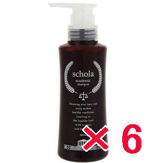 送料無料 コラボプロ ／ アカデミック スコラ イデアシリーズ ／ スコラアカデミックシャンプー 300ml 6個セット / Schola ACADEMIC SHAM