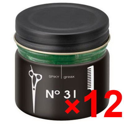 イリヤ コスメティックス / スパイキー グリークス No.31 BB 60g 【12個セット】 ムスクの香り 限定販売/ サロン専売品 美容室専売品 グリース ワックス