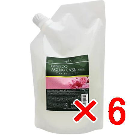 送料無料 ナプラ napra ／ ケアテクトOG トリートメントAC / リフィル 600g 6個セット ／ ケアテクトOG ヘアケアシリーズ