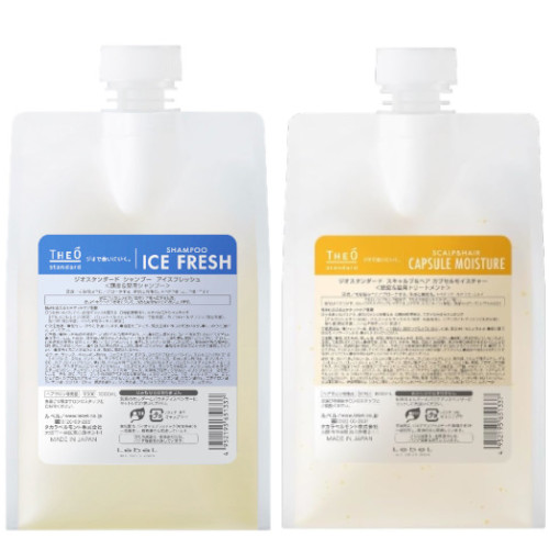 ルベル ／ ジオスタンダード シャンプー アイスフレッシュ 1000mL ＆ スキャルプ＆ヘア カプセルモイスチャー 1000ml ／ シャンプー トリートメント