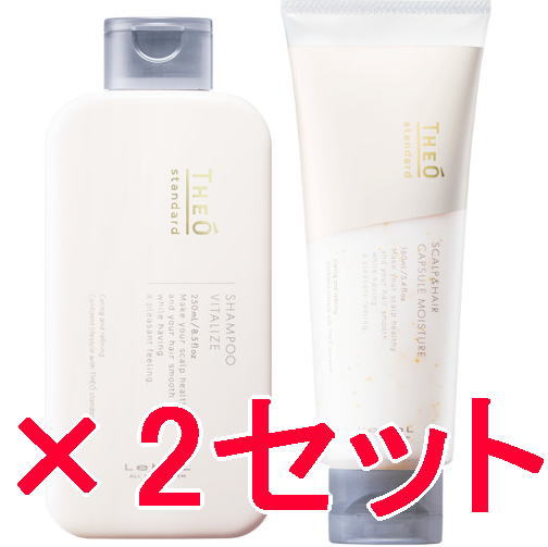 ルベル ／ ジオスタンダード シャンプー バイタライズ  250mL ＆ スキャルプ＆ヘア カプセルモイスチャー 160ml 2セット シャンプー トリートメント