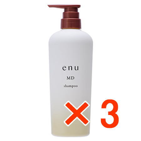 送料無料 ナカノ ／ エヌ シャンプー MD 600ml 3個