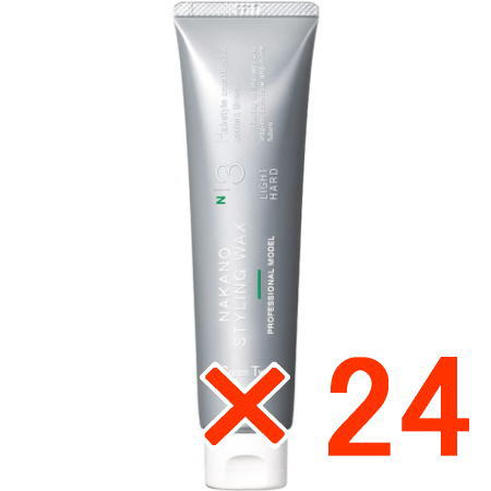 送料無料 ナカノ ／ スタイリング ワックス 3C（クリームタイプ）ライトハード 90g 24個