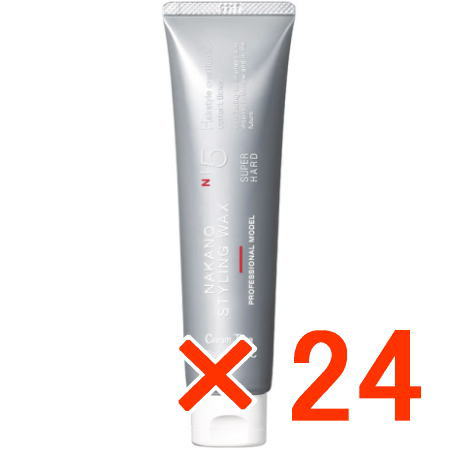 送料無料 ナカノ ／ スタイリング ワックス 5C（クリームタイプ）スーパーハード 90g 24個
