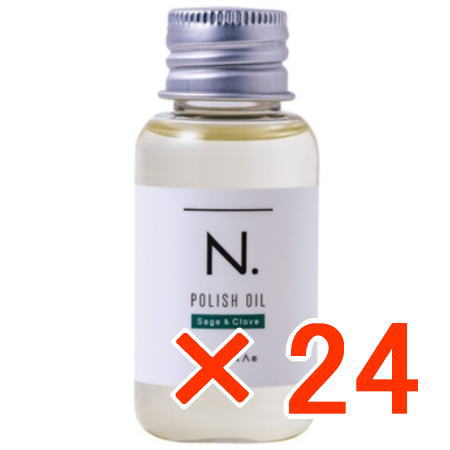送料無料 ナプラ ／ N. エヌドット ポリッシュオイル SC 30ml 24個 セージ＆クローブの香り 洗い流さないヘアトリートメント アウトバス 16,762円