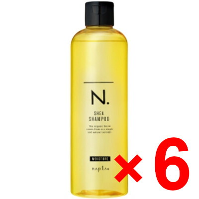 送料無料 ナプラ ／ N. エヌドット シアシャンプー モイスチャー 300ml 6個 ホワイトフローラルの香り SHEA