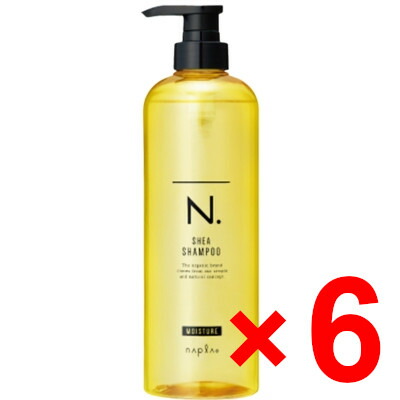 送料無料 ナプラ ／ N. エヌドット シアシャンプー モイスチャー 750ml 6個 ホワイトフローラルの香り SHEA