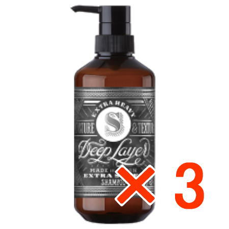 送料無料 ディープレイヤー シャンプーExS 500ml 3個 b-ex