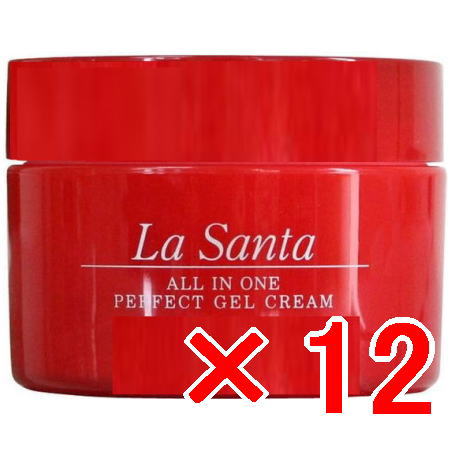 送料無料 パシフィックプロダクツ ／ ラ・サンタ?オールインワン パーフェクト ジェルクリーム 63g 12個
