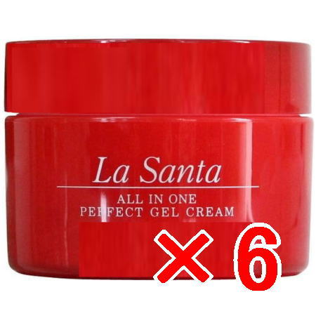 送料無料 パシフィックプロダクツ ／ ラ・サンタ?オールインワン パーフェクト ジェルクリーム 63g 6個