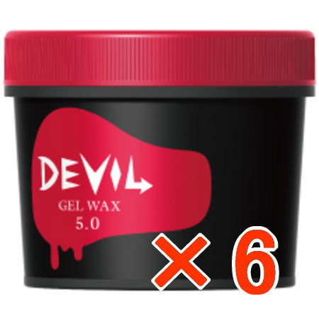 送料無料 ロレッタ デビル ジェルワックス 5.0 240g 6個 b-ex