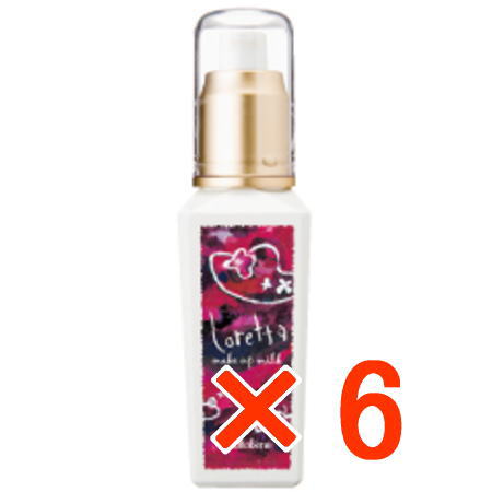 送料無料 ロレッタ メイクアップミルク(グラマラス) 100ml 6個 b-ex