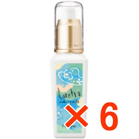 送料無料 ロレッタ メイクアップミルク(ナチュラル) 100ml 6個 b-ex