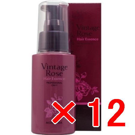 送料無料 パシフィックプロダクツ ／ モナルダ ヴィンテージローズ ヘアエッセンス 60ml 12個 洗い流さないヘアトリートメント