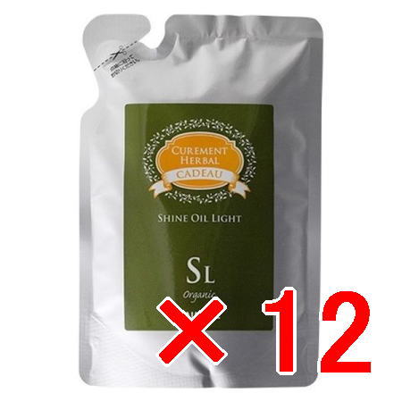 送料無料 パイモア π more ／ キャドゥ シャインオイル ライト 100ml 詰替え 12個セット ／ 美容室専売品