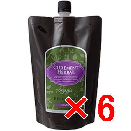 送料無料 パイモア π more ／ キュアメントハーバル リペアリングマスク 500g （レフィルタイプ） 6個 美容室専売品?ヘアトリートメントの通販は 7,039円