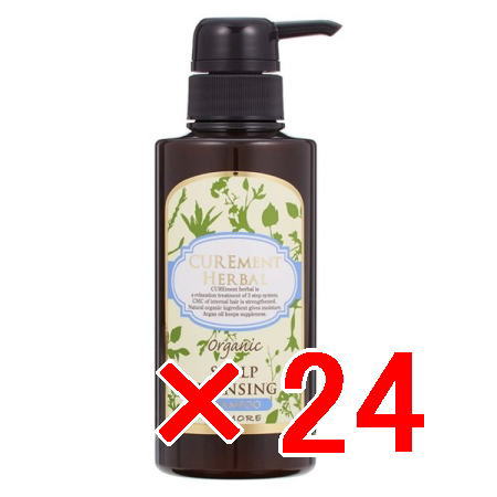 送料無料 パイモア π more ／ キュアメントハーバル スキャルプクレンジングシャンプー 300mL 24個 美容室専売品?ヘアシャンプー