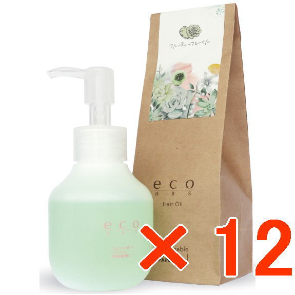 パイモア エコエイチビーエス ヘアオイル 80ml フルーティーフローラル【12個セット】／ 美容室専売品 ヘアオイル