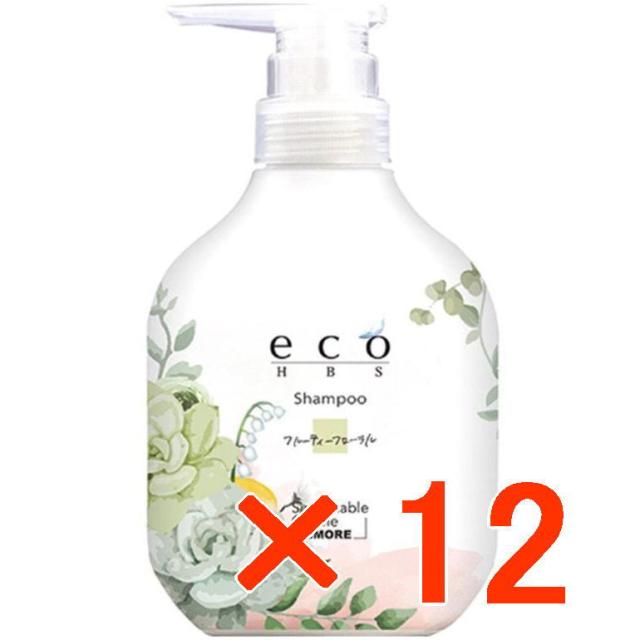パイモア エコエイチビーエス シャンプー 500ml フルーティーフローラル  12個セット ／ 美容室専売品 ヘアシャンプー
