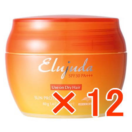 送料無料 ミルボン ／ エルジューダ サンプロテクト バーム 40g 12個 ／ ヘアトリートメント 美容室専売品 ワックス スタイリング剤 正規品