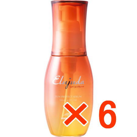 送料無料 ミルボン ／ エルジューダ サンプロテクト セラム 120ml 6個 ／ ヘアトリートメント 美容室専売品 ワックス スタイリング剤