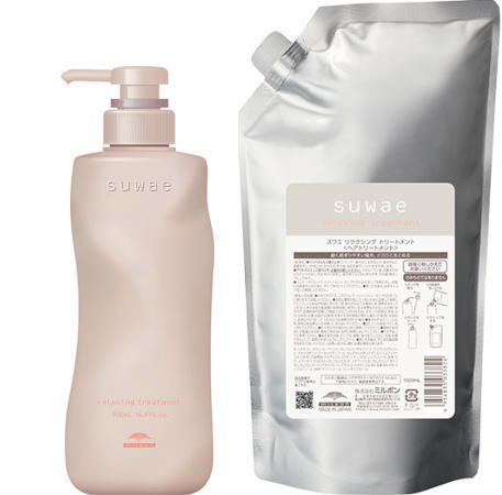 貨物輸送無料 ミルボン ／ スワエ リラクシング 手当て 500ml ＆ 1000ml 詰替