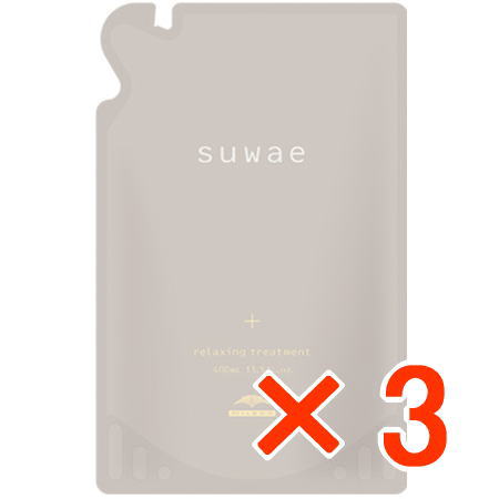 貨物輸送無料 ミルボン ／ スワエ リラクシング 手当て＋ 400ml 詰替 3個