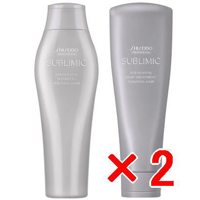 資生堂 ／ サブリミック ／ アデノバイタル シャンプー  250ml ＆ トリートメント250g 2セット
