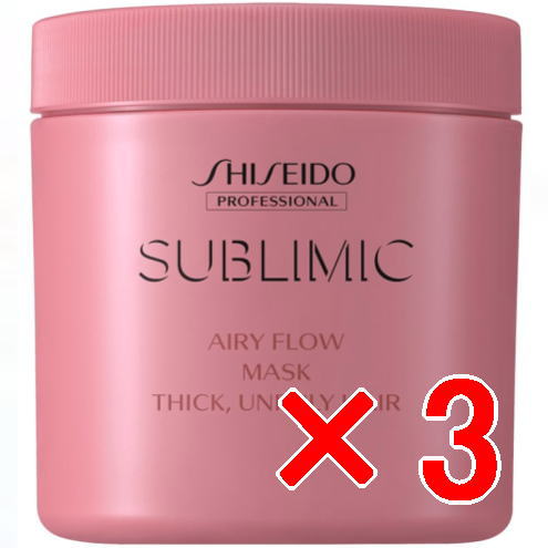 ★【送料無料】 資生堂 シセイドウ ／ サブリミック／ エアリーフロー　マスク 680g　(THICK　【3個】