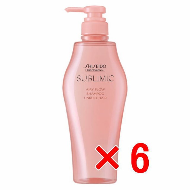 資生堂 シセイドウ ／ サブリミック／ エアリーフロー シャンプー  500ml【6個セット】／くせ毛 縮毛 うねり / くせやうねりを抑えて軽やかでまとの通販は
