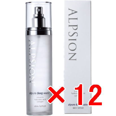 ★【送料無料】 アルピジョン  ALPSION ／ アルピュア ／ ディープ ウォーター  140ml 【12個セット】 化粧水  スキン＆ボディ サロン専売品