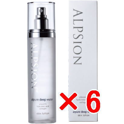 ★【送料無料】 アルピジョン  ALPSION ／ アルピュア ／ ディープ ウォーター  140ml 【6個セット】 化粧水  スキン＆ボディ サロン専売品